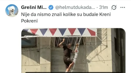 Ptići posvađali blokadere! Savo postao predmet sprdnje na mrežama nakon ovog poteza kod Palate Albanija