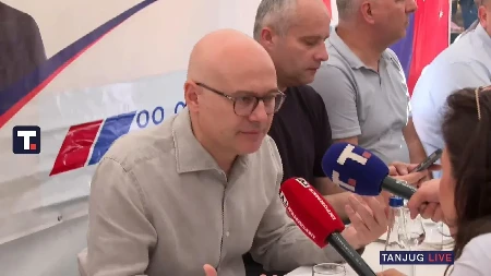 "Nije vreme za podele, vreme je da živimo jedni sa drugima!" Vučević u selu Kratovo prisustvuje skupu “Srbija pobeđuje”