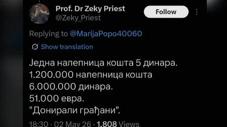 Narod postavio ključno pitanje: "Ko finansira blokadersku kampanju? Da nije Žaklinin deda?" (VIDEO)