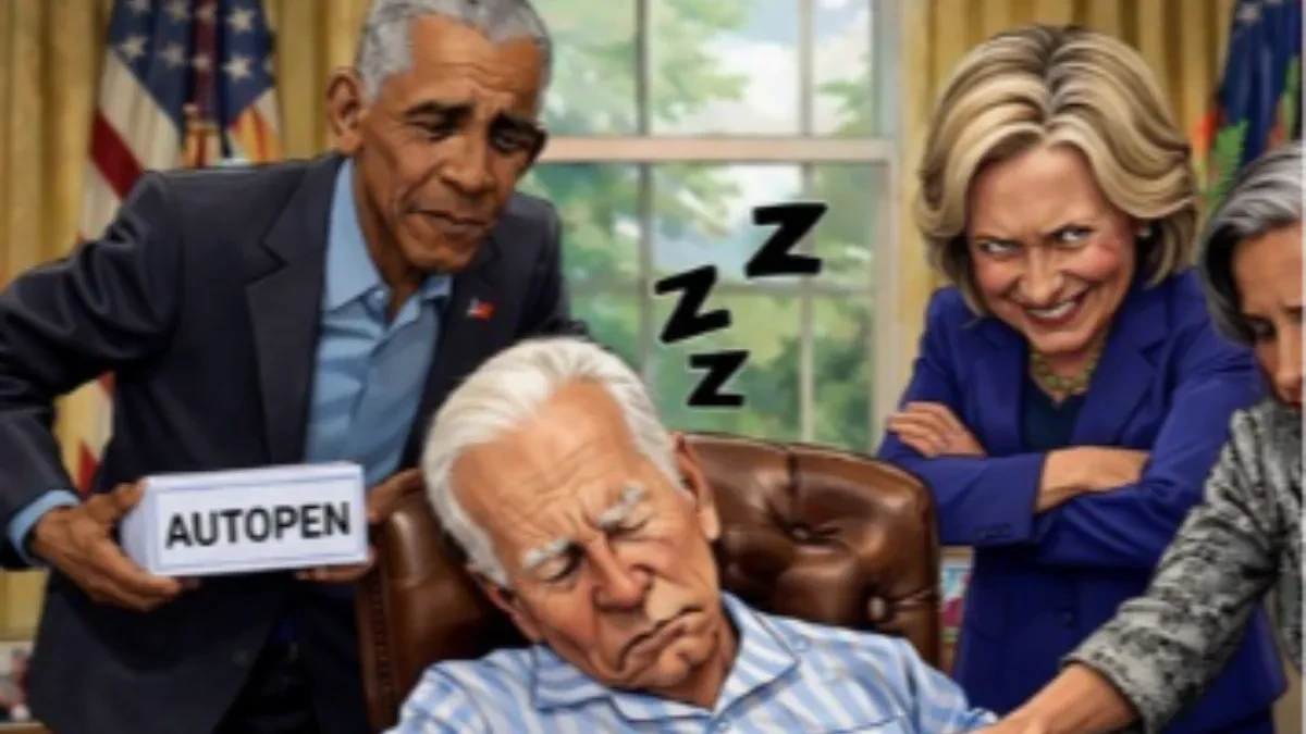 Tramp objavio novu AI sliku: Na udaru Bajden, Obama, Hilari Klinton...(FOTO)