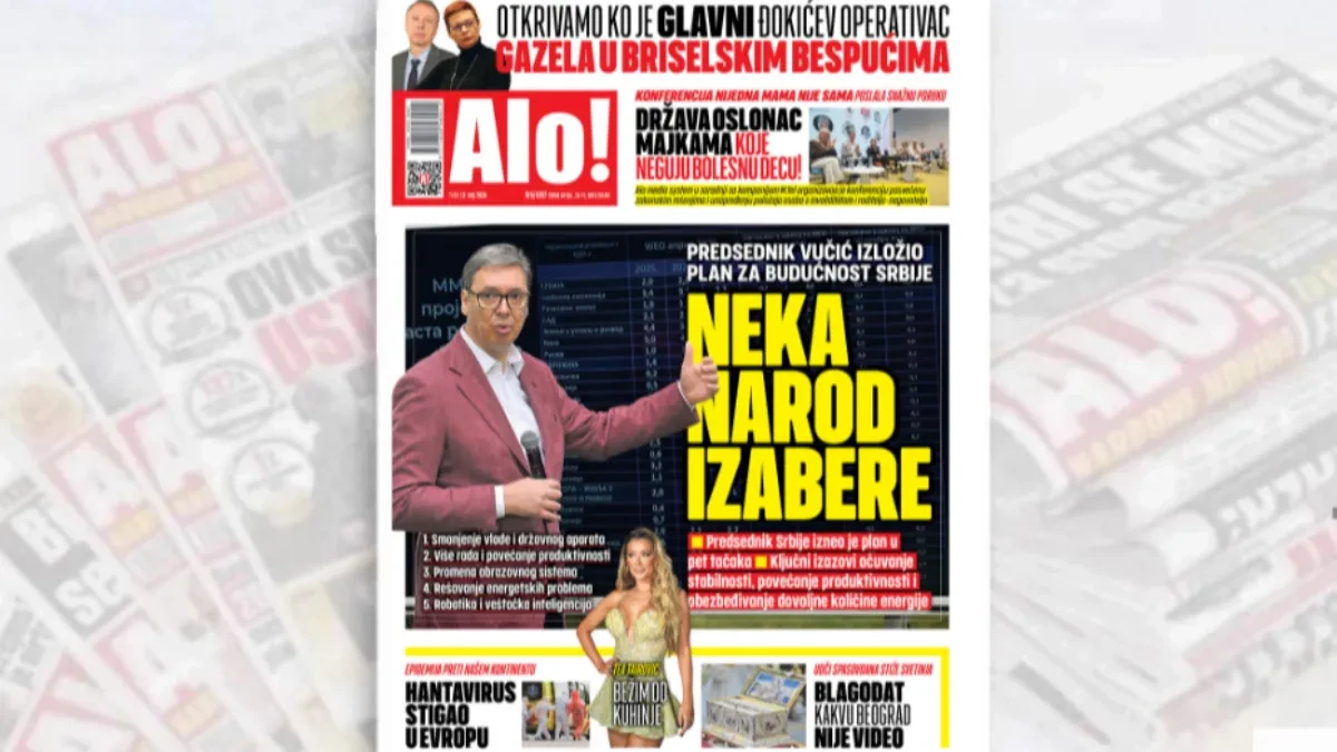 Neka narod izabere! Vučić izložio plan za budućnost Srbije