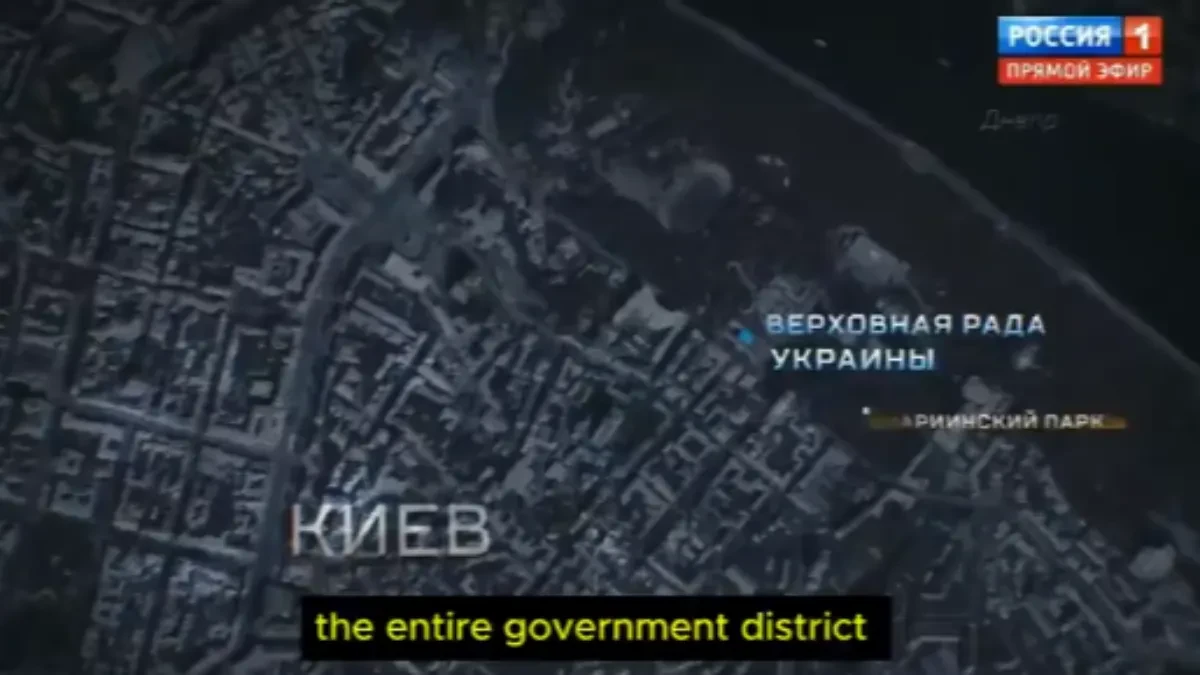 Ruska državna televizija objavila mete u Kijevu: Na udaru bunker Zelenskog i strane ambasade (VIDEO)