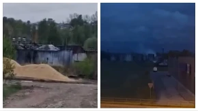 Opšta drama u evropskoj državi: Srušili se ruski dronovi, izbio veliki požar - sve škole zatvorene