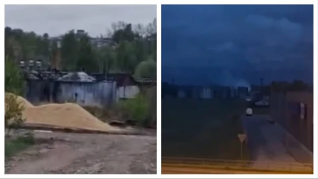 Opšta drama u evropskoj državi: Srušili se ruski dronovi, izbio veliki požar - sve škole zatvorene