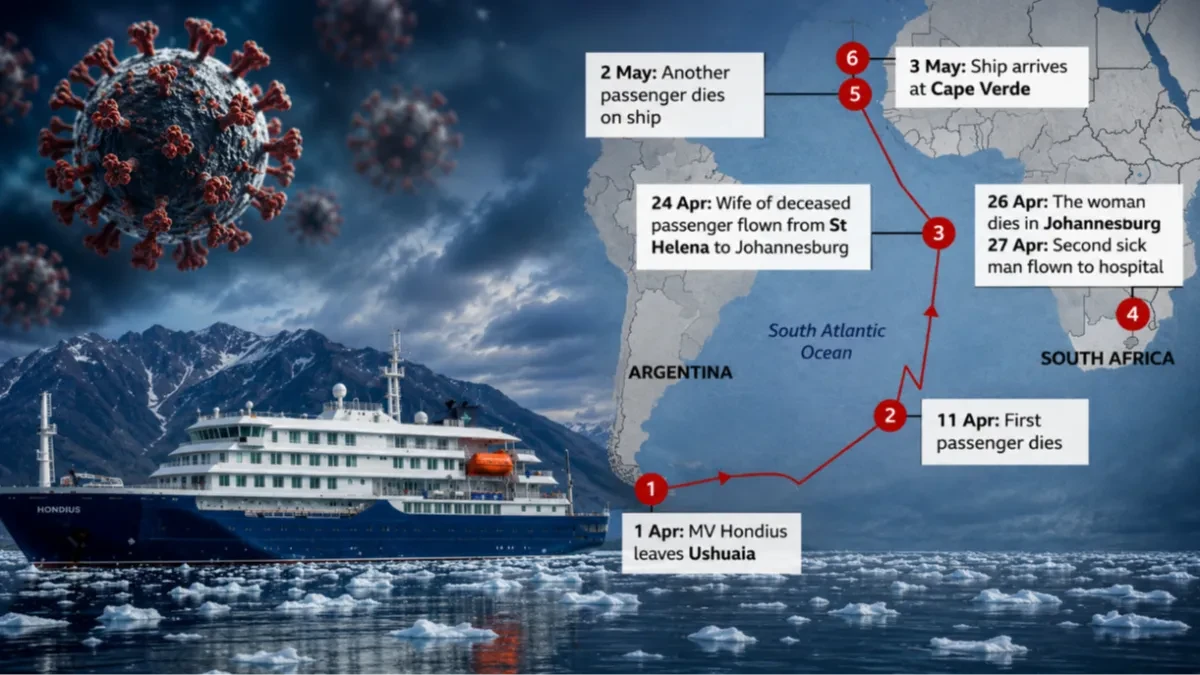 Ovo je trenutno najopasnija mapa na svetu: Hantavirus se širi sa kruzera, pod lupom i putnici iz aviona