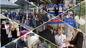 Nikad više štandova SNS-a po Beogradu: Ljudi masovno došli da ih podrže, blokaderi su pukli