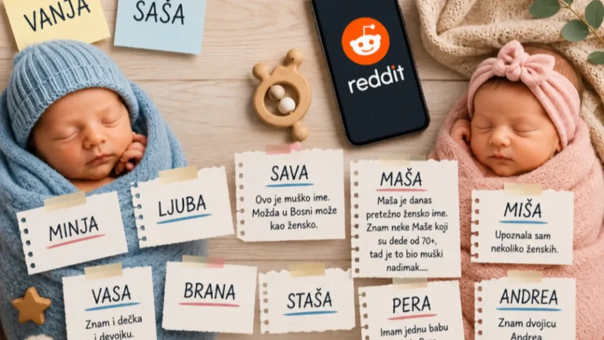 „Znam babu koja se zove Pera“ Srbi otkrili koja domaća imena mogu da nose deca oba pola – neka su baš šok