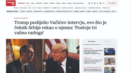  Hrvati očajni nakon što je Tramp citirao Vučića: Finansijeri blokadera u totalnoj depresiji 
