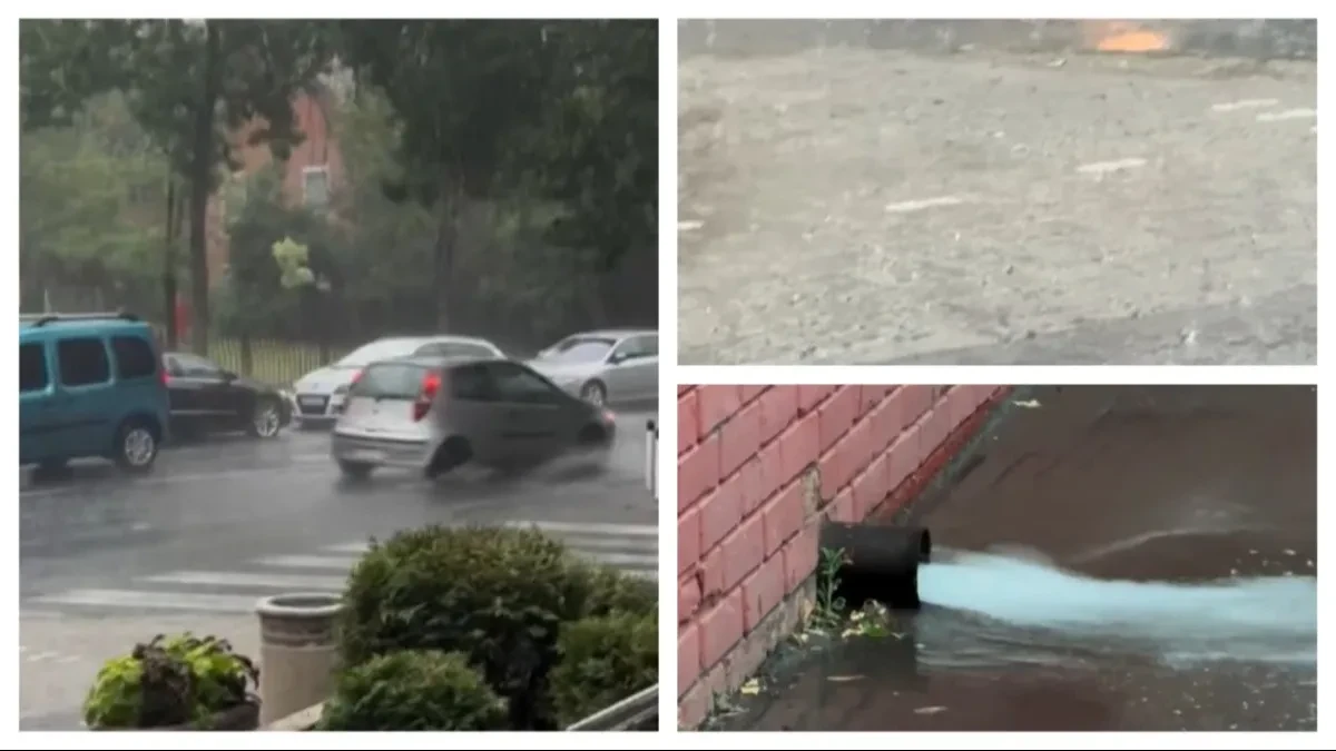 Jako nevreme pogodilo Kruševac! Sat i po vremena pre ovog potopa je pržilo na 28 stepeni