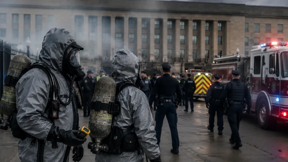 Evo šta se zaista događa u Pentagonu: Sumnja na opasne materije, policija u gas-maskama