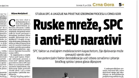 Novi udar podgoričkih "Vijesti" na pravoslavlje: SPC im nije smetala kad ih je dovela na vlast!