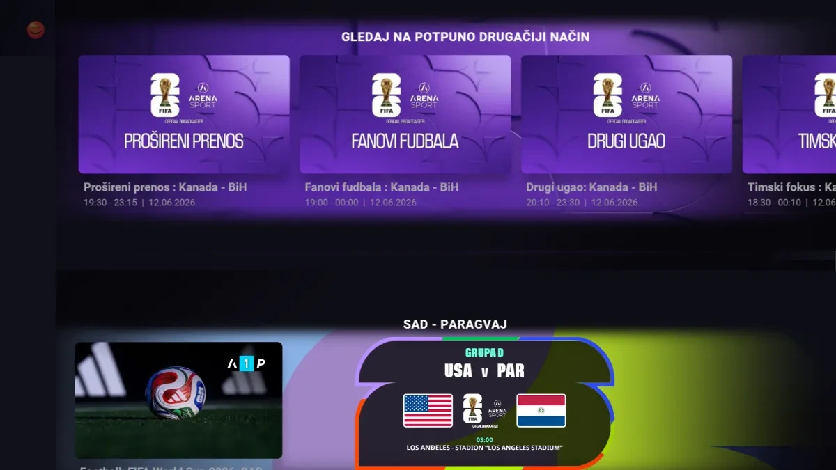 Dodatni kanali na Areni sport za još uzbudljiviji doživljaj Mundijala
