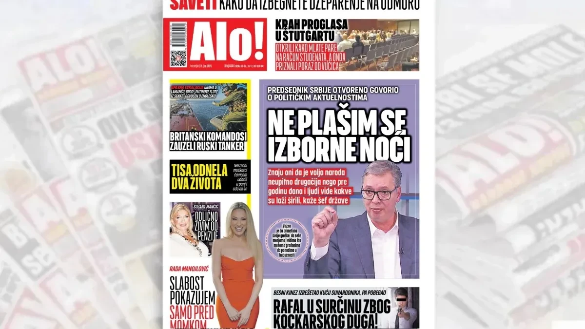 "Ne plašim se izborne noći" Predsednik Srbije otvoreno govorio o političkim aktuelnostima