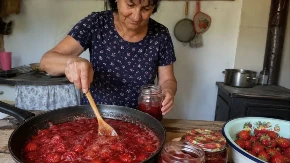 Ne kuvam džem od jagoda, već ga pržim: Gust je kao marmelada, a voće ostaje celo