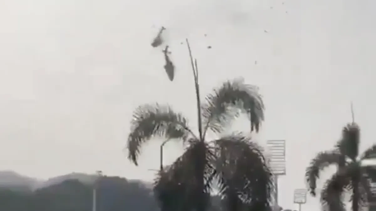Stravičan snimak sudara dva helikoptera: Poznati pevač među poginulima (VIDEO)
