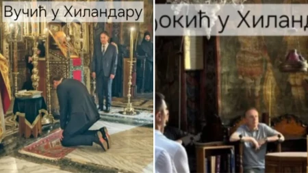 "U Hilandar se ide ponizno, ne sedi se raspojasan na pola dupeta"! Lavina komentara zbog Đokićevog nepoštovanja svetinje!