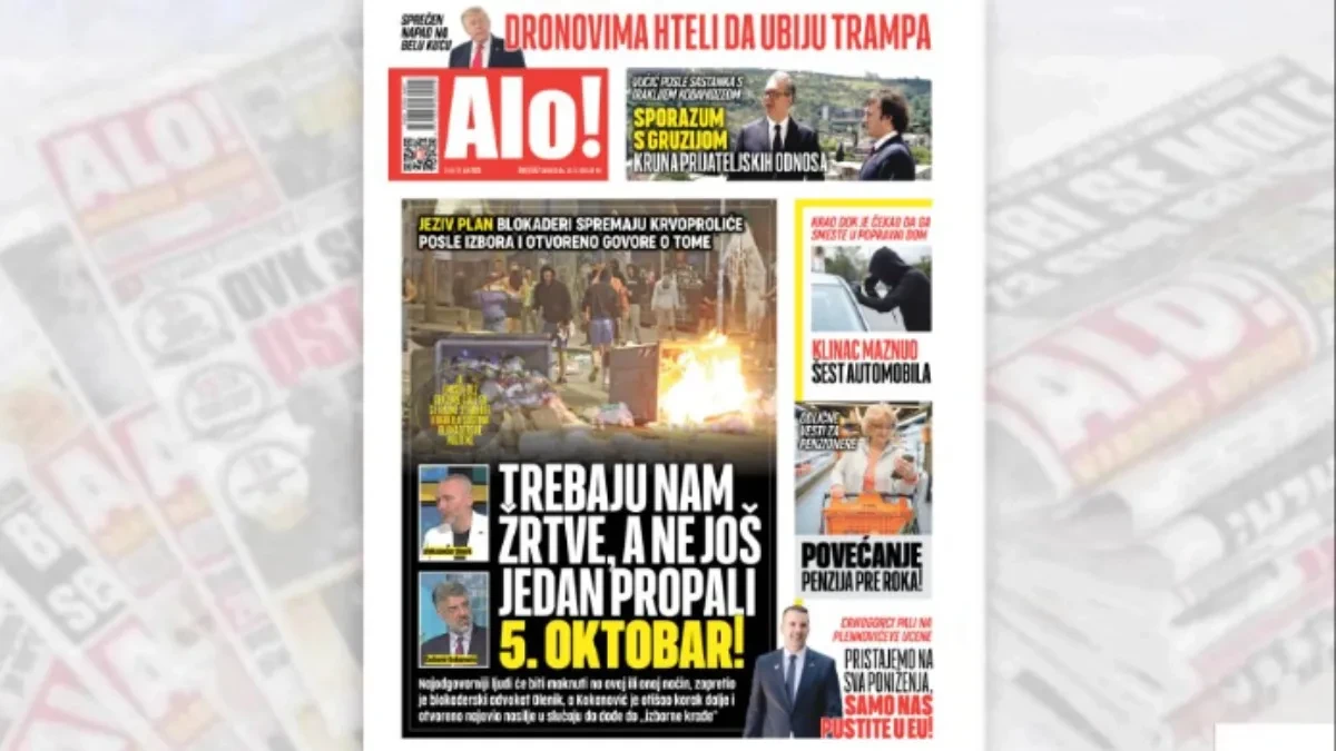 Trebaju nam žrtve, a ne još jedan propali 5. oktobar! Blokaderi spremaju krvoproliće posle izbora i otvoreno govore o tome 