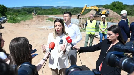 Uređenje korita Suvodolskog potoka gotovo do kraja godine: Ministarka Mesarović obišla radove u Nišu