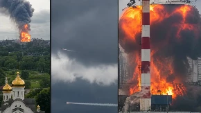 Pojavio se novi snimak: Ruska raketa pogodila sopstvenu rafineriju kod Moskve? (VIDEO)