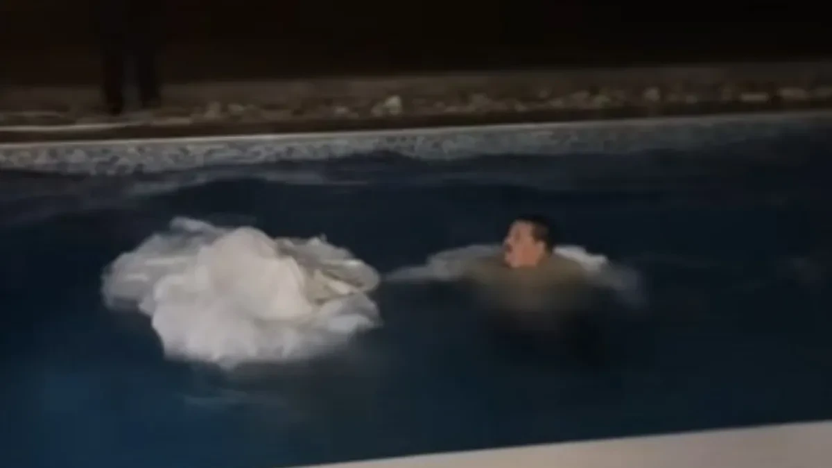 Venčanje se pretvorilo u noćnu moru: Ono što se dogodilo mladi u bazenu ledi krv u žilama!