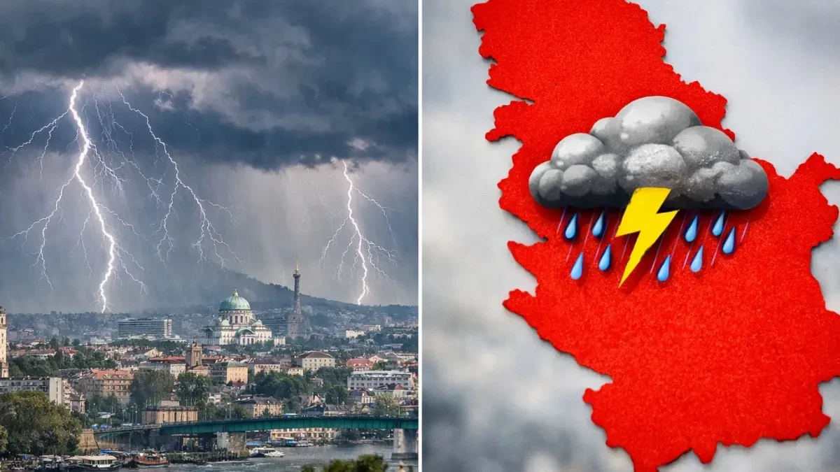 Grmljavinski haos stiže u Srbiju: Izdato upozorenje na oluje, grad i obilne pljuskove u više talasa