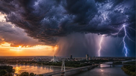 Najnestabilnija vazdušna masa od početka godine jurca ka Srbiji! I Beograd na udaru! 