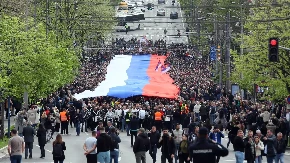 Najveću zastavu u istoriji Srbije pravilo nekoliko desetina ljudi