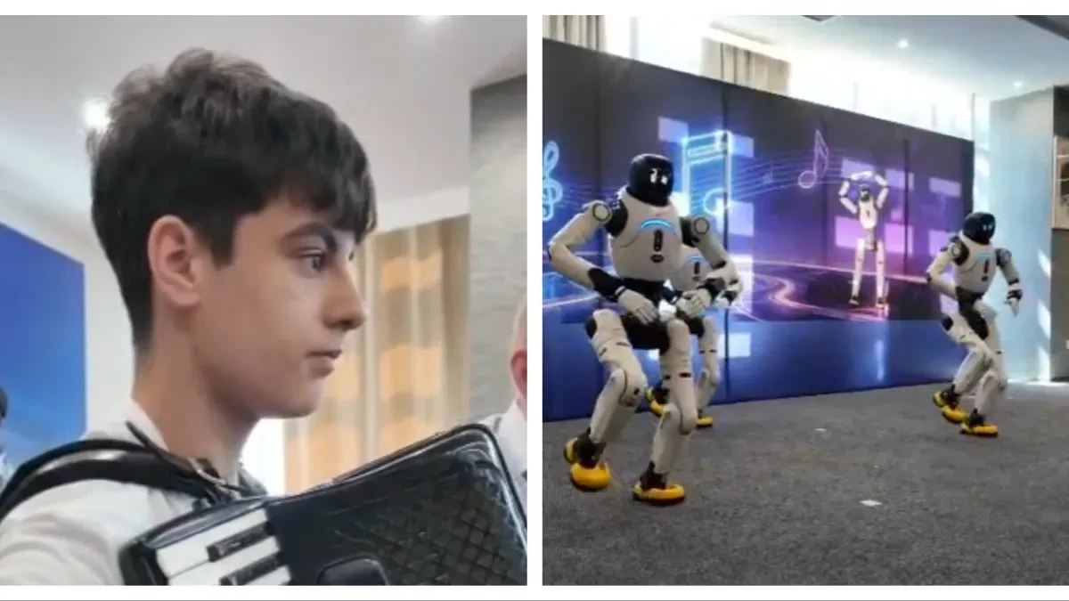 Koji dečak koji će diktirati tempo robotima? Vuk Đokić ima samo 13 godina, a na harmonici je velemajstor!
