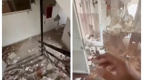 Silazio je niz razorenu zgradu i sve snimao: Kako se spuštao, situacija je bila sve strašnija, kao da je pala bomba (VIDEO)