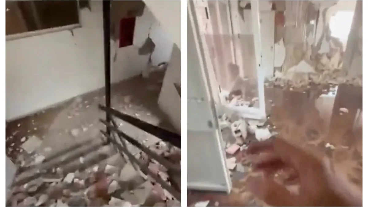 Silazio je niz razorenu zgradu i sve snimao: Kako se spuštao, situacija je bila sve strašnija, kao da je pala bomba (VIDEO)