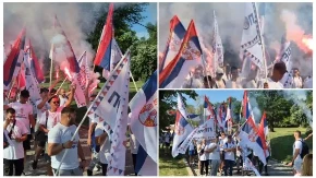 "Srpski narode, predsedniče, vidimo se u Beogradu" Novosađani krenuli pešice put prestonice s Petrovaradina! Prisustvovaće skupu u subotu - Ovo je njihova poruka