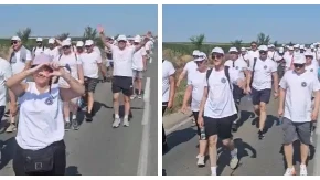 Novi građani su se danas pridružili, kolona je sve duža! Pešice idu ka Beogradu sa jasnom porukom - Srbija pobeđuje! (Video)