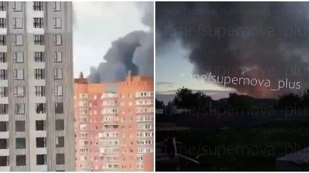 Dronovi se obrušili na Moskvu i Krim! Ljudi slušali eksplozije satima, pogođena hemijska fabrika! (VIDEO)