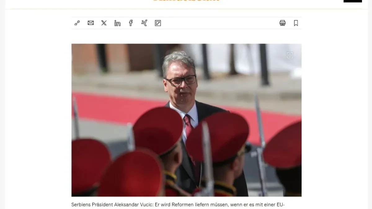 Nemački "Handelsblatt": Srbija je mnogo više od zemlje kandidata za članstvo u Evropskoj uniji