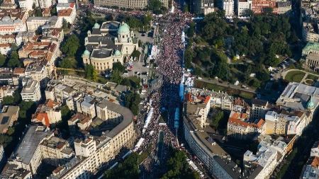Veličanstveni snimci iz Beograda sa skupa "Srbija jedna porodica"