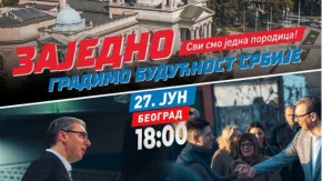 Vučić uputio poziv građanima: "Vidimo se!" Veliki narodni skup "Srbija, jedna porodica" u 18 časova
