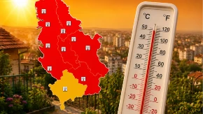 U ovom srpskom gradu je 50 stepeni! Iz sata u sat sve je gore!
