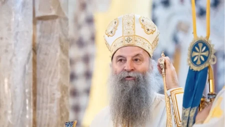 "Mnogi nas kleveću iz neznanja, ali mi se molimo i za njih": Snažna beseda patrijarha Porfirija pred pojasom Presvete Bogorodice