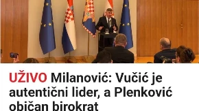 Zoran Milanović priznao: Vučić je autentični lider, a Plenković običan birokrata!