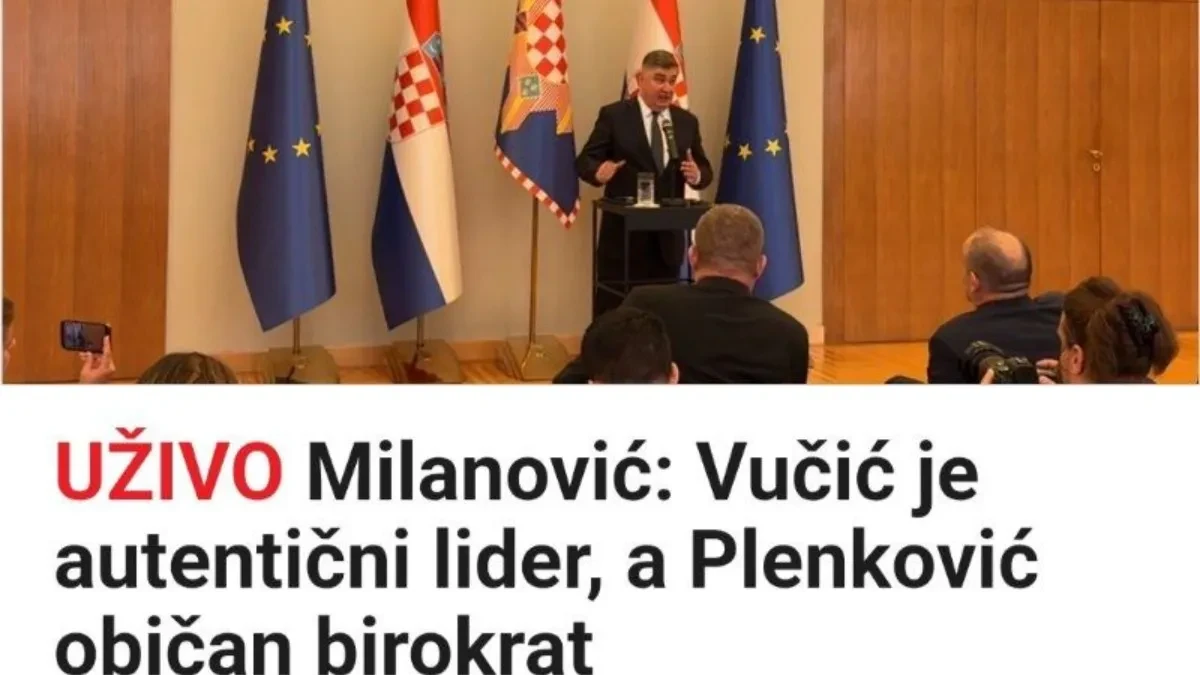 Zoran Milanović priznao: Vučić je autentični lider, a Plenković običan birokrata!