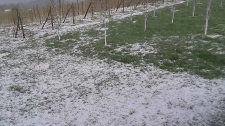 Sručio se grad na Čačak! Protutnjalo snažno nevreme, sve se zabelelo za par minuta