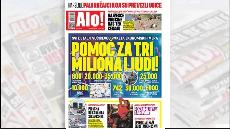 Pomoć za tri miliona ljudi! Svi detalji Vučićevog paketa ekonomskih mera