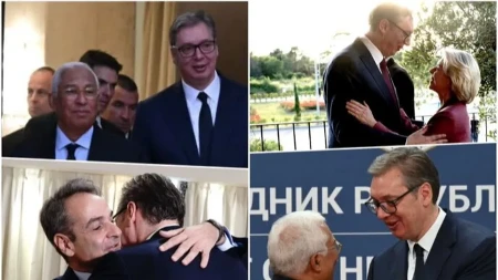 Veče važnih susreta u Tivtu: Vučić sa evropskim zvaničnicima o budućnosti Srbije i regiona (FOTO)