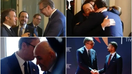 "Makron ga obožava, Ursula ga grli! Koga još lažete?" Haos u redovima blokadera posle susreta Vučića sa EU liderima