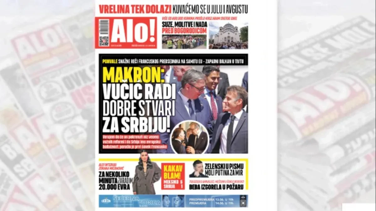 Snažne reči francuskog predsednika!  Makron: Vučić radi dobre stvari za Srbiju 