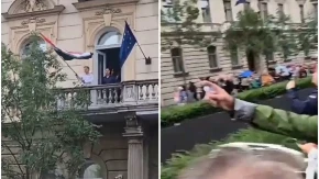 Velika neprijatnost za Petera Mađara: Izašao na balkon pred 