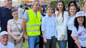 Ana Brnabić na velikom narodnom skupu u selu selu Poljska Rž
