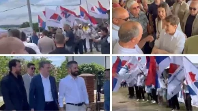 Veličanstven skup "Srbija pobeđuje"! Narod iz Rače poslao ja