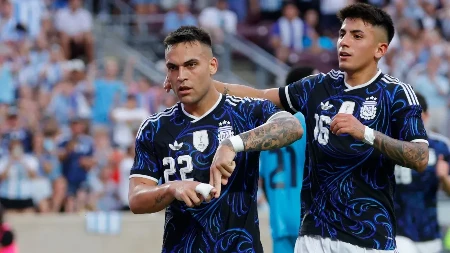 Lautaro vodio "gaučose" do pobede: Mesi posmatrao sa klupe trijumf Argentine