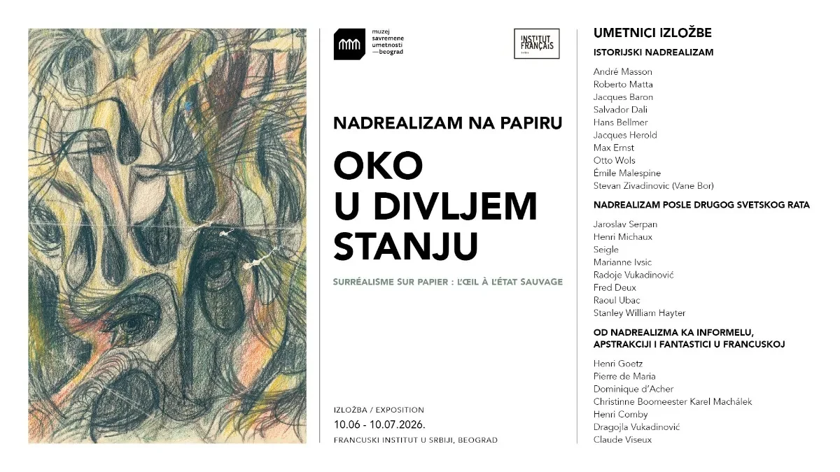 Jedinstven događaj u Srbiji: Izložba „Nadrealizam na papiru: Oko u divljem stanju“ u Francuskom institutu
